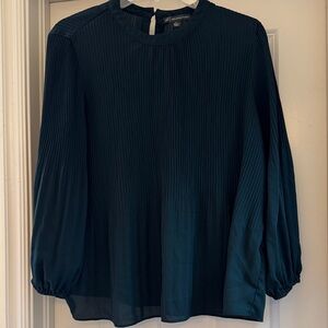 Adrianna Papell black Pleated Blouse